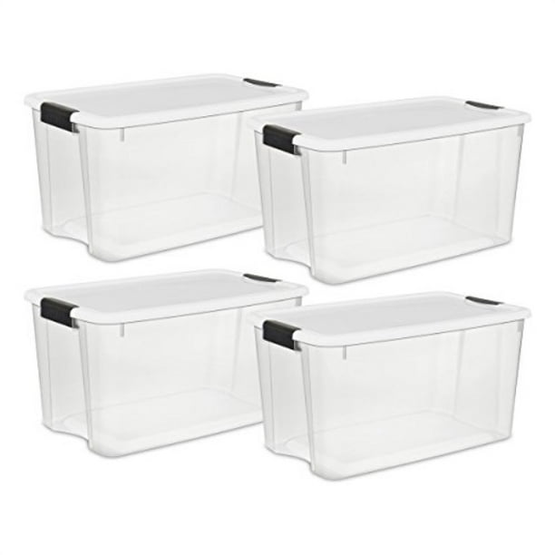 6 Pack /& 64 Qt 4 Pack Container Sterilite 70 Quart Ultra Latch Storage Box